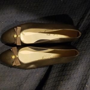 Bronze leather heeled shoe, new heels, ferragamo